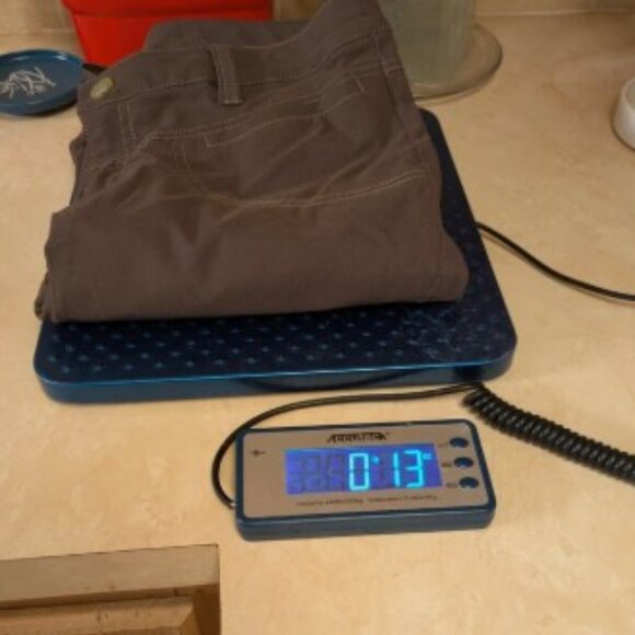 Athletha Adventure Pants Womens 30 x 32 Brown Multiple Pockets Boot Cut - EUC - Picture 16 of 16